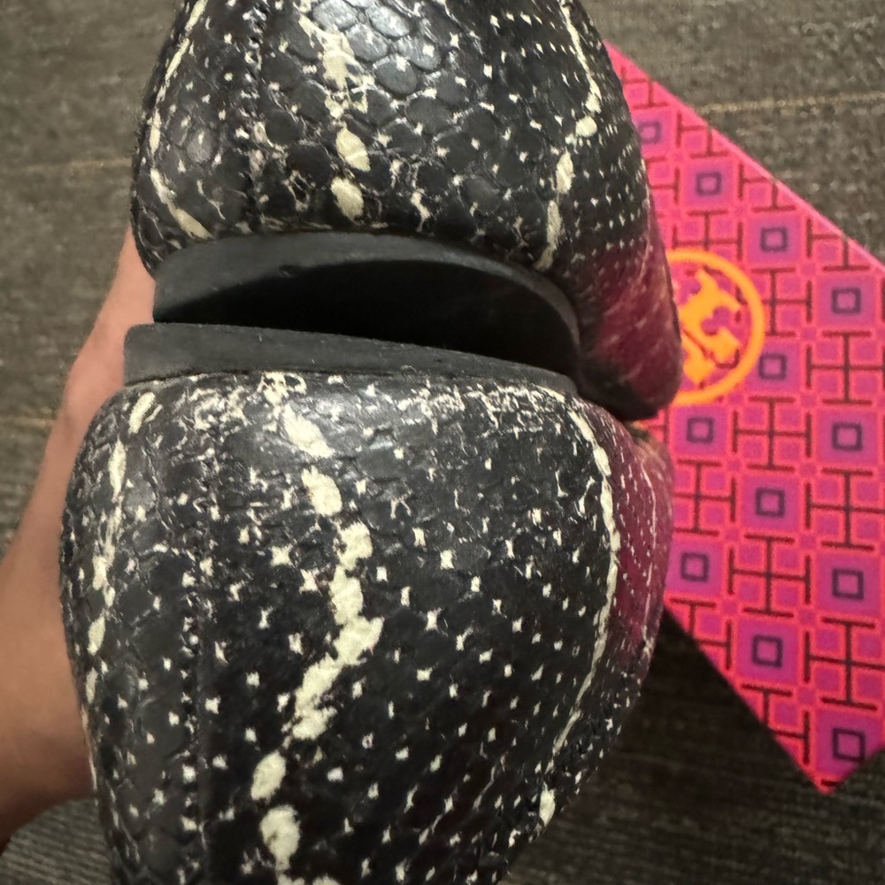 Tory Burch Reva Ballet flats mojave print snakeskin - Picture 7 of 8